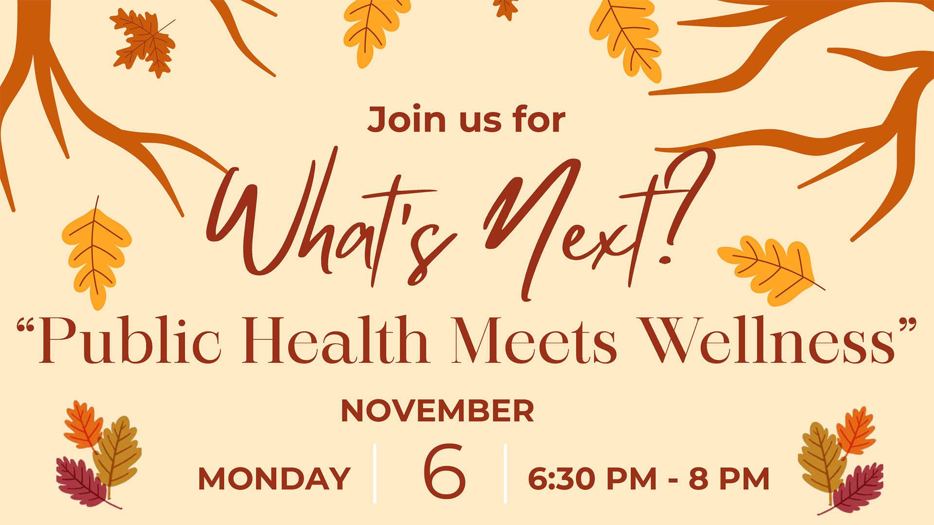 What's Next? Public Health Meets Wellness 2023 event