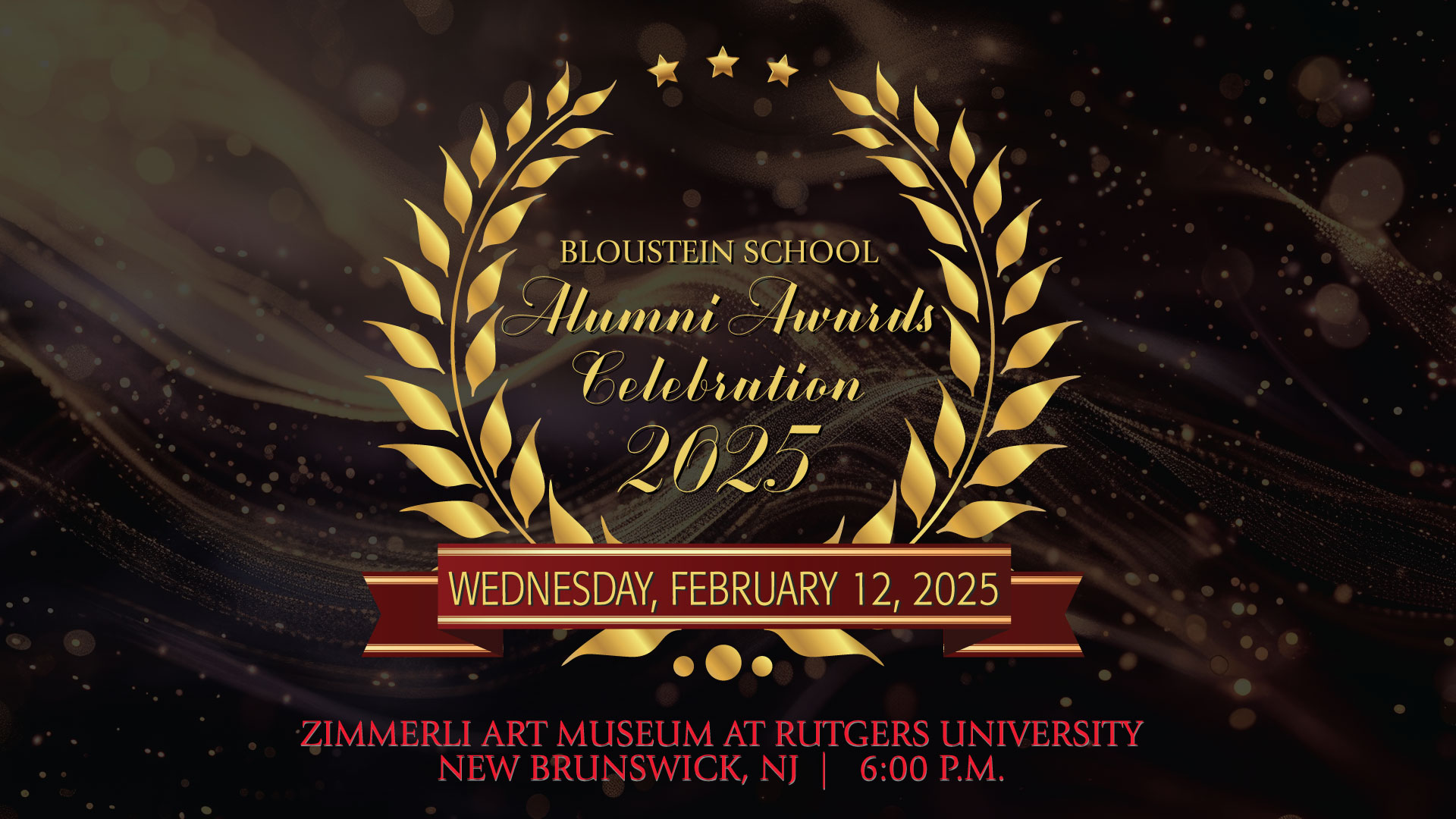 2025 Bloustein School Alumni Awards Celebration banner