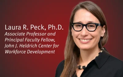 Bloustein, Heldrich Center Welcome Laura R. Peck, Ph.D.