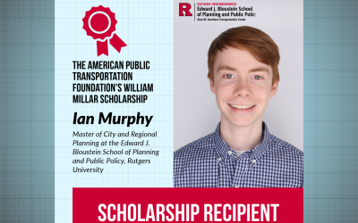 MCRP Ian Murphy Receives APTA’s William Millar Scholarship