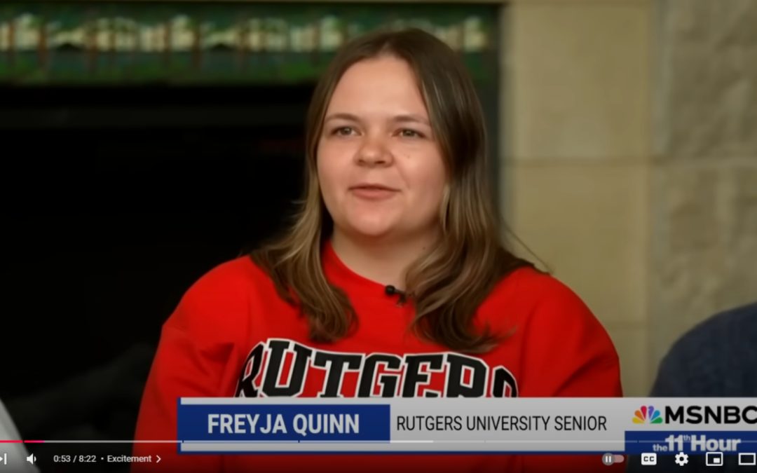 Freyja Quinn (PP ’25, MPP ’26) Featured on MSNBC