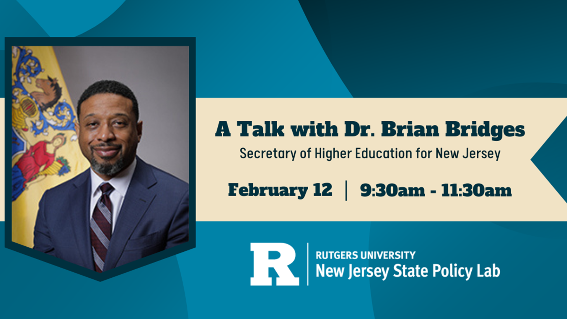 Brian Bridges New Jersey State Policy Lab event