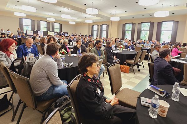 More than 200 faculty, staff, students, and external guests attended the all-day event at the Douglass Student Center.