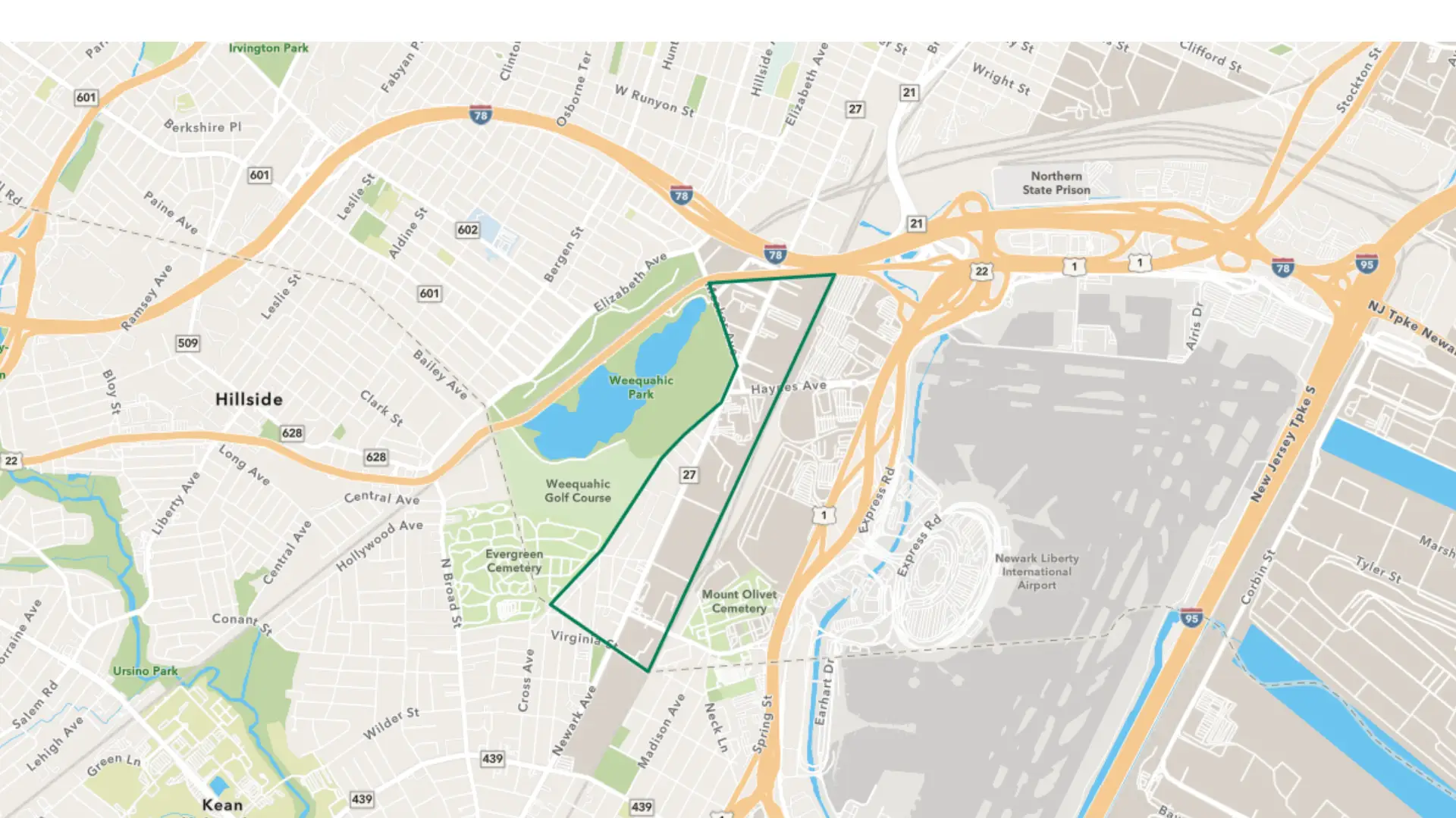 Map of Dayton NJ for CBA Studio