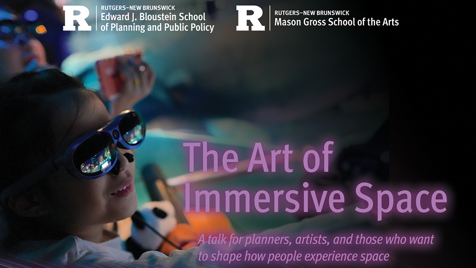 Young people with virtual glasses concept of immersive space and art