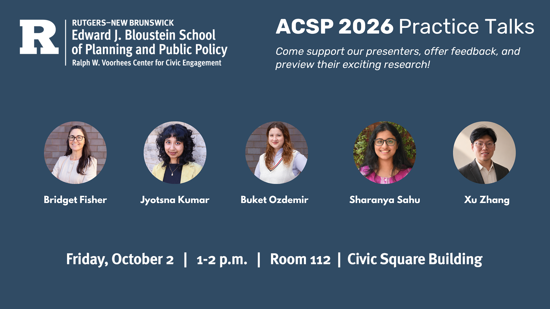 ACSP 2026 Practice talks cal